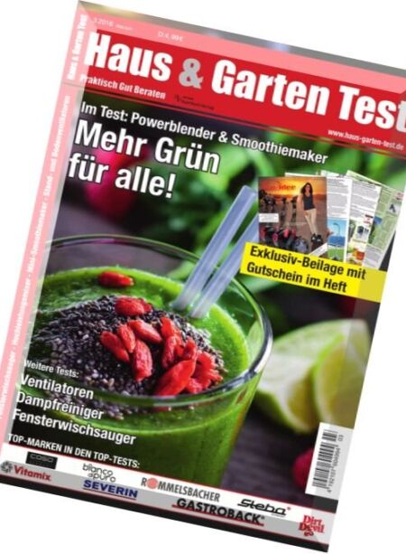 Haus & Garten Test – Mai-Juni 2016 Cover