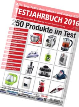 Haus & Garten Test – Testjahrbuch 2016
