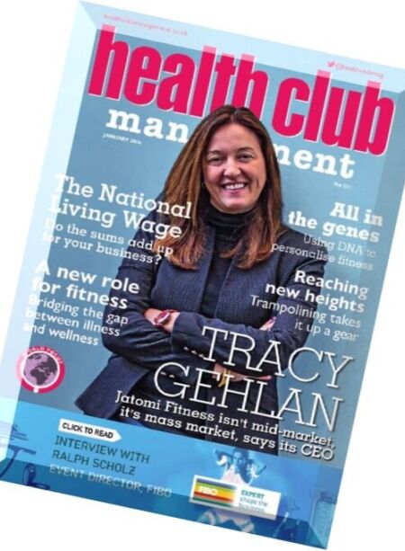 Health Club Management – January 2016 Cover