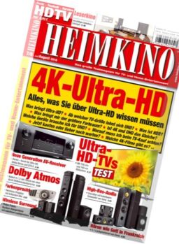 Heimkino – Juli-August 2016