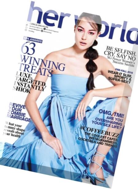 Her World Singapore – June 2016 Cover