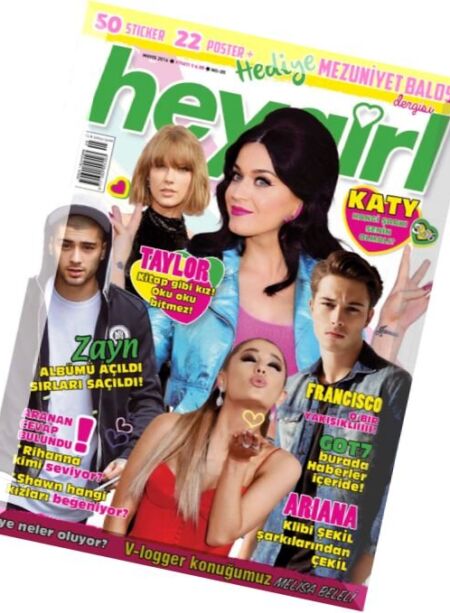 Hey Girl – Mayis 2016 Cover