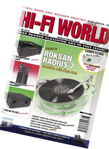 Hi-Fi World – June 2016 Cover