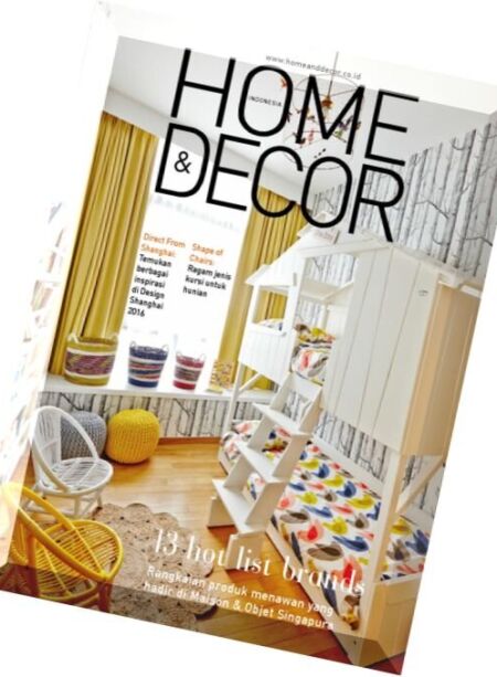 Home & Decor Indonesia – April 2016 Cover