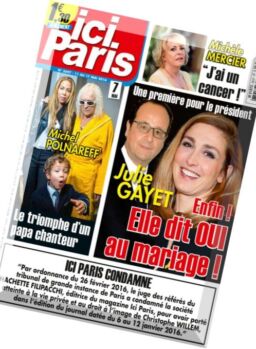 Ici Paris – 11 au 17 Mai 2016