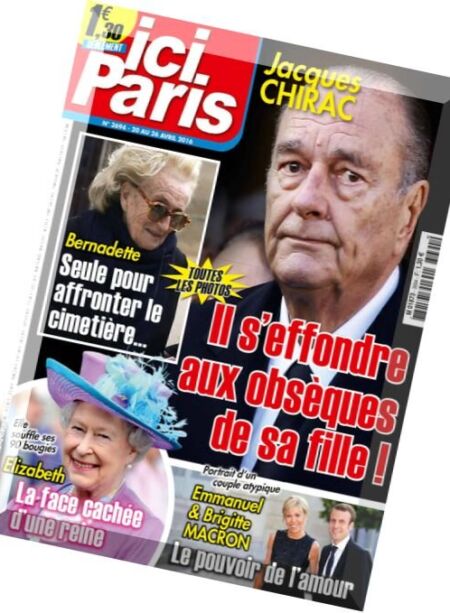 Ici Paris – 20 au 27 Avril 2016 Cover