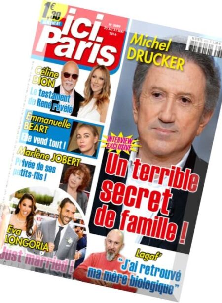 Ici Paris – 25 au 31 Mai 2016 Cover