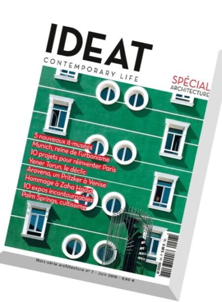 Ideat – Hors Serie – Special Architecture N 7, Juin 2016 Cover