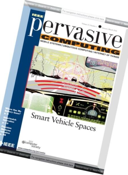 IEEE Pervasive Computing – January-March 2016 Cover