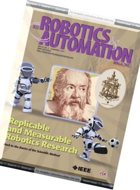 IEEE Robotics & Automation – September 2015 Cover