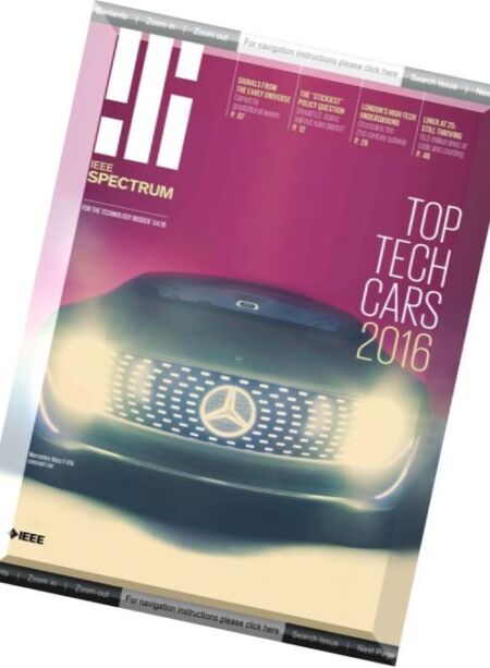 IEEE SPECTRUM International – April 2016 Cover