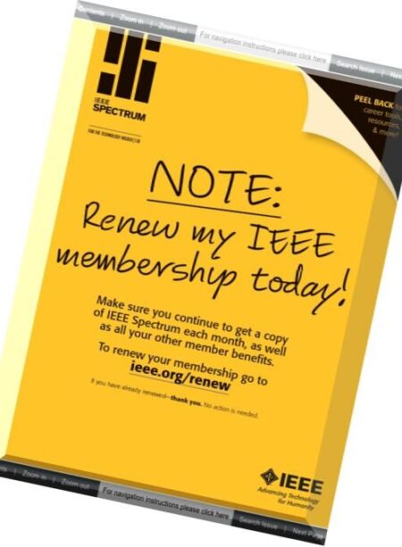 IEEE SPECTRUM International – January 2016 Cover