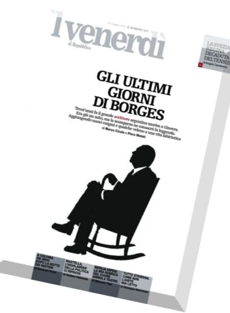 Il Venerdi di Repubblica – 27 Maggio 2016 Cover