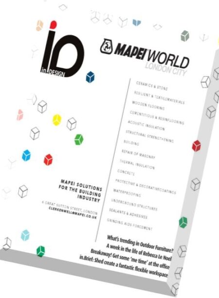 in Design Magazine – May 2016 Cover