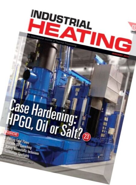 Industrial Heating – January 2016 Cover