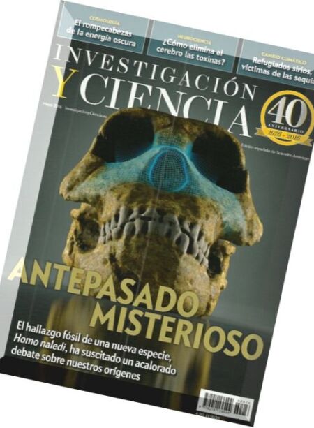 Investigacion y Ciencia – Mayo 2016 Cover
