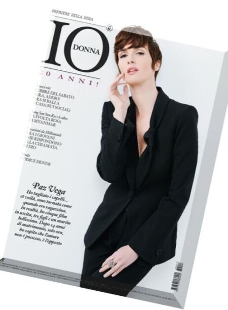 Io Donna del Corriere della Sera – 16 Aprile 2016 Cover