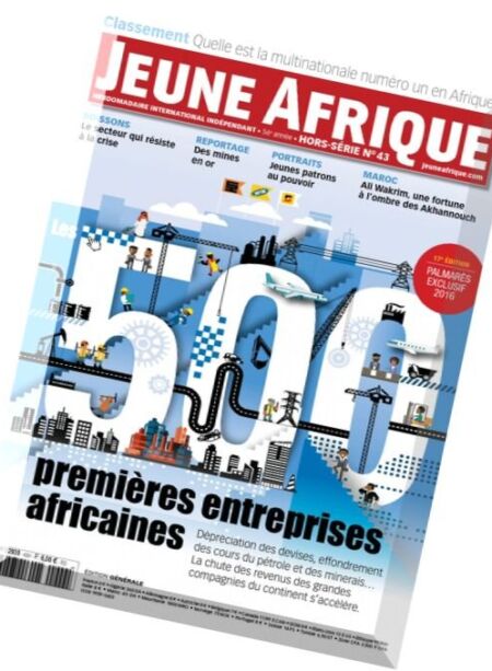 Jeune Afrique – Hors-Series Le Top 500 Cover