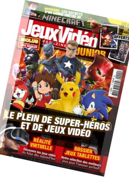 Jeux Video Junior – Avril-Juin 2016 Cover