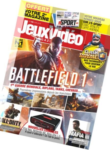 Jeux Video Magazine – Juin 2016 Cover