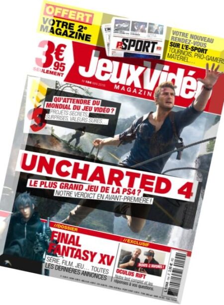 Jeux Video Magazine – Mai 2016 Cover