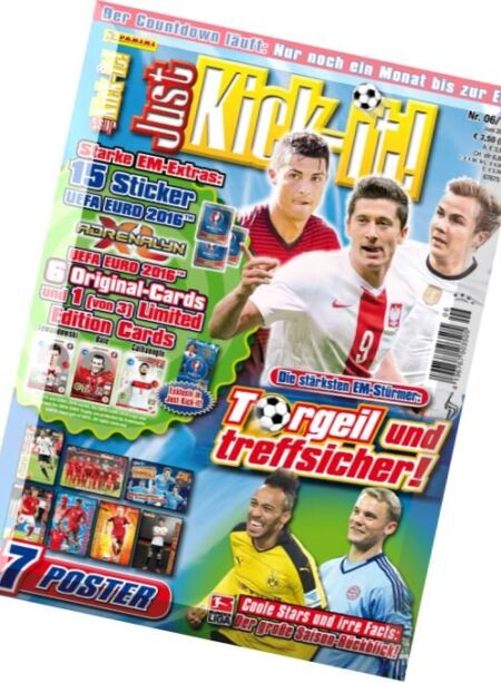 Just Kick-it! – Nr.6, 2016 Cover