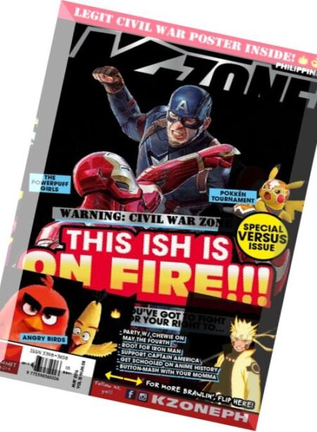 K-Zone Philippines – May 2016 Cover