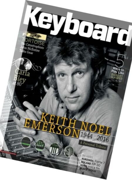 Keyboard Magazine – June 2016 Cover