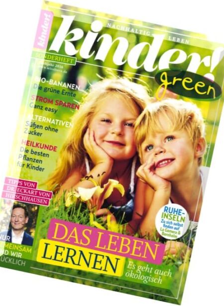 KiNDER green – Fruhjahr 2016 Cover