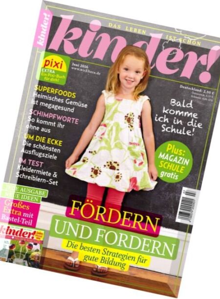 Kinder! Magazin – Juni 2016 Cover