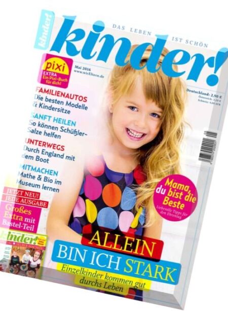kinder! – Mai 2016 Cover