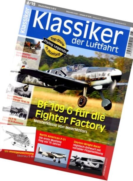 Klassiker der Luftfahrt – 2015-08 Cover