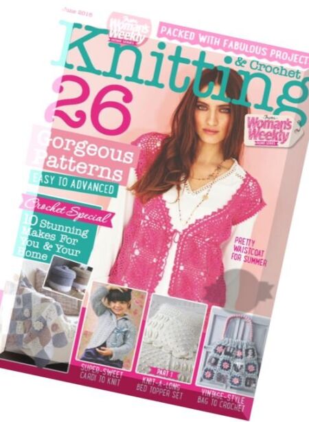 Knitting & Crochet from Woman’s Weekly – June 2016 Cover