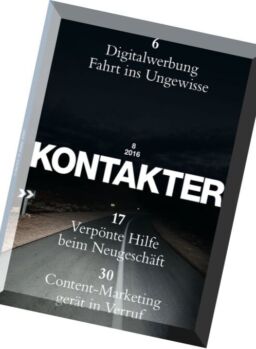 Kontakter – Nr.8, 2016