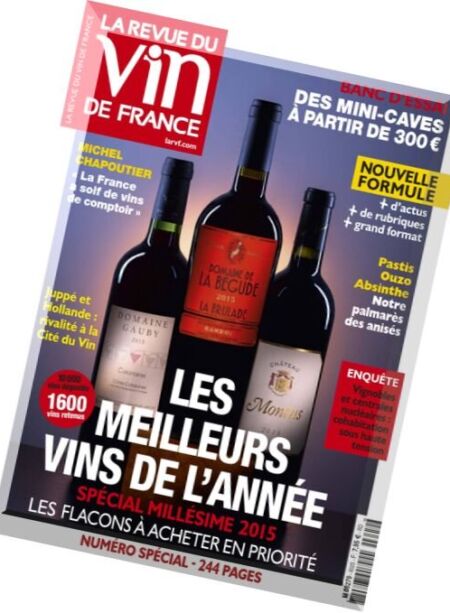 La Revue du Vin de France – Juin 2016 Cover