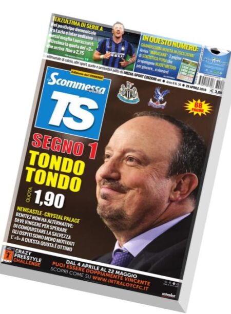 La Scommessa Sportiva TS – 29 Aprile 2016 Cover