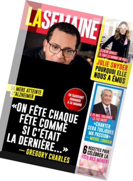 La Semaine – 13 Mai 2016 Cover