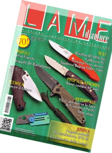 Lame d’autore – Aprile 2016 Cover