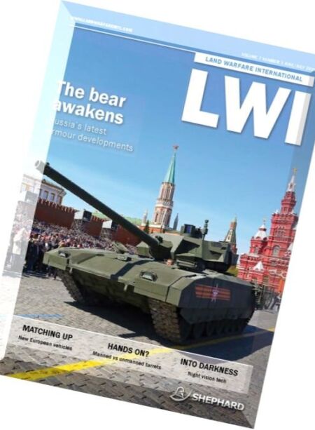 Land Warfare International – June-July 2016 Cover