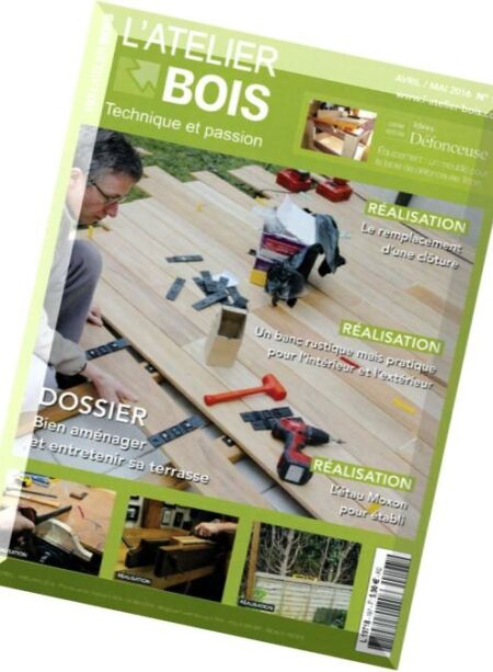 L’Atelier Bois – Avril-Mai 2016 Cover