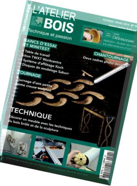 L’Atelier Bois – Fevrier-Mars 2016 Cover