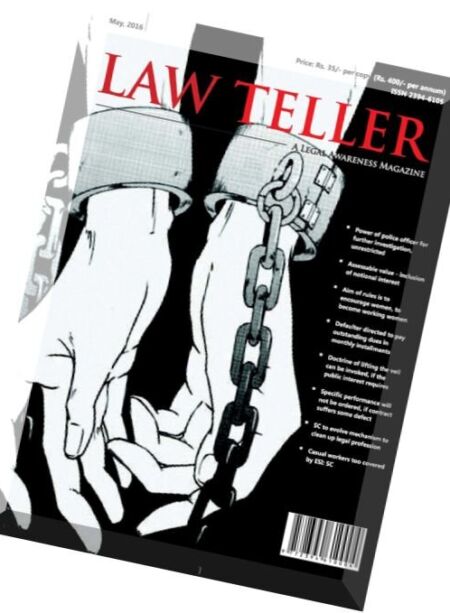 Law Teller – May 2016 Cover