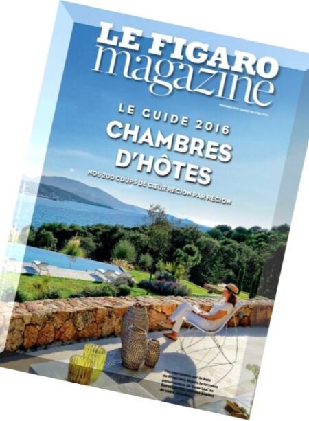 Le Figaro Magazine – 15 Avril 2016 Cover