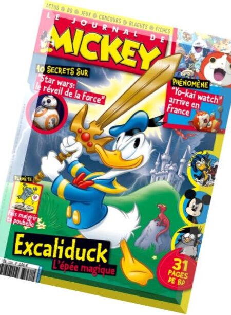 Le Journal de Mickey – 20 au 27 Avril 2016 Cover