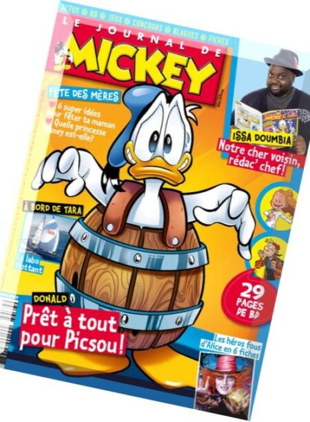 Le Journal de Mickey – 25 au 31 Mai 2016 Cover