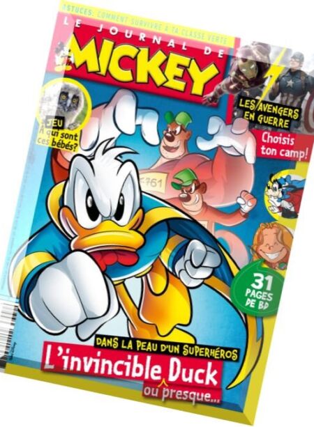 Le Journal de Mickey – 27 Avril au 3 Mai 2016 Cover