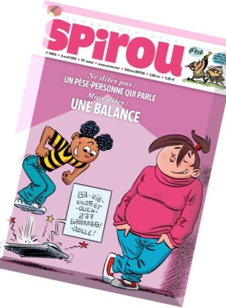 Le Journal de Spirou – 06 Avril 2016 Cover