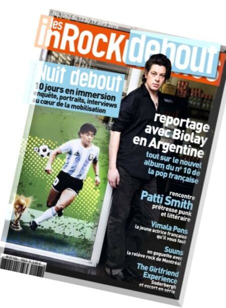 Les Inrockuptibles – 13 au 19 Avril 2016 Cover