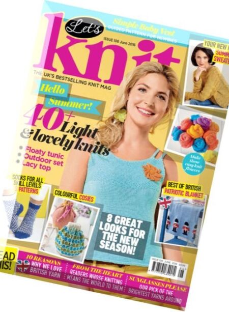 Let’s Knit – June 2016 Cover