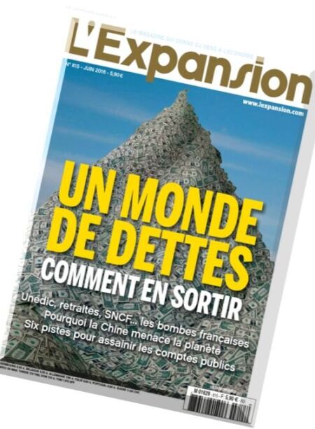 L’Expansion – Juin 2016 Cover